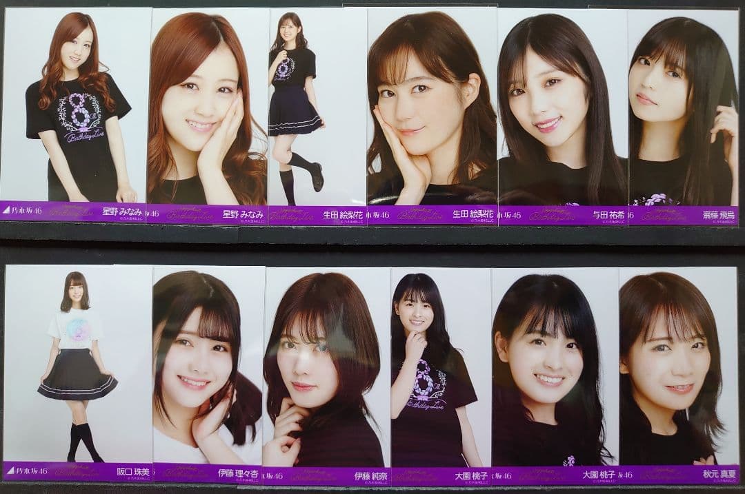 乃木坂46 生写真 8th BirthdayLive ライブTシャツ