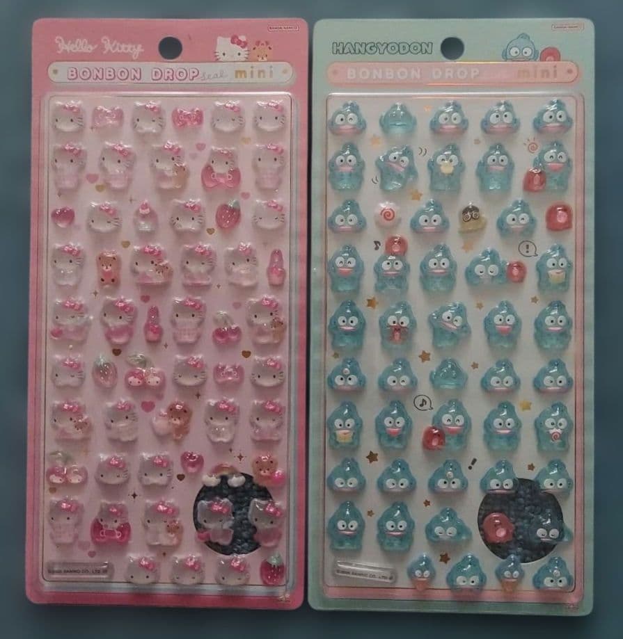 【正規品】サンリオ ボンボンドロップシールmini 8種セット コンプリート