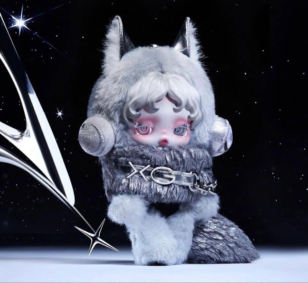 スカルパンダ popmart XG ぬいぐるみキーペンダント