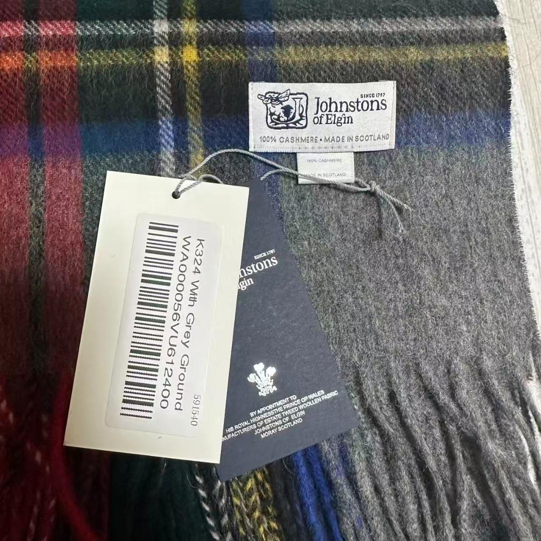 も*み様 JOHNSTONS ジョンストンズ　大判 マフラー グレースチュワート