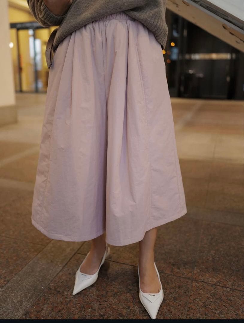 machatt パファーキュロットパンツ（ピンク） タグ付き