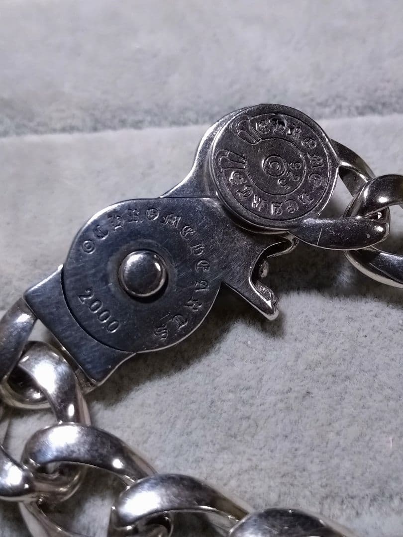 silver 925 メンズ ダガーブレスレット 剣 重厚 22cm 刻印有り