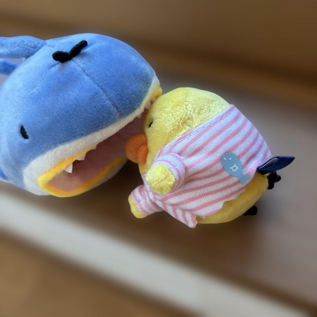 リラックマ　キイロイトリ　てのりぬいぐるみセット　キイロイトリムービー　子分サメ