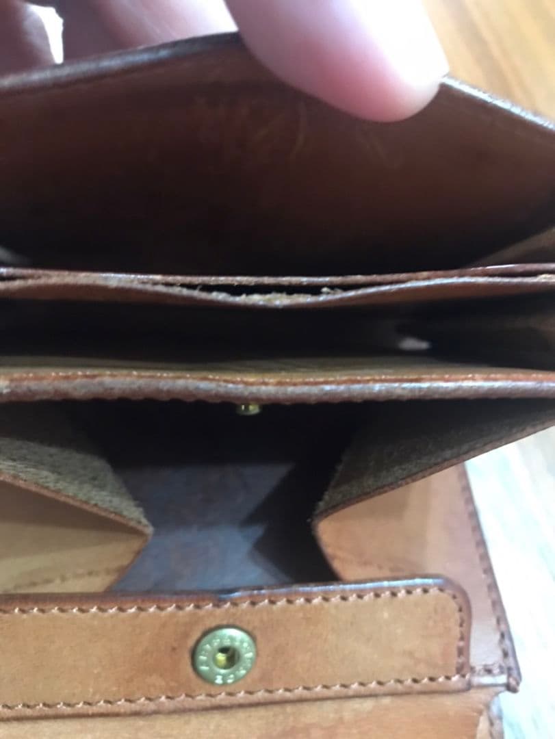 アーツアンドサイエンス　JABARA NI WALLET キャメル　牛革　財布