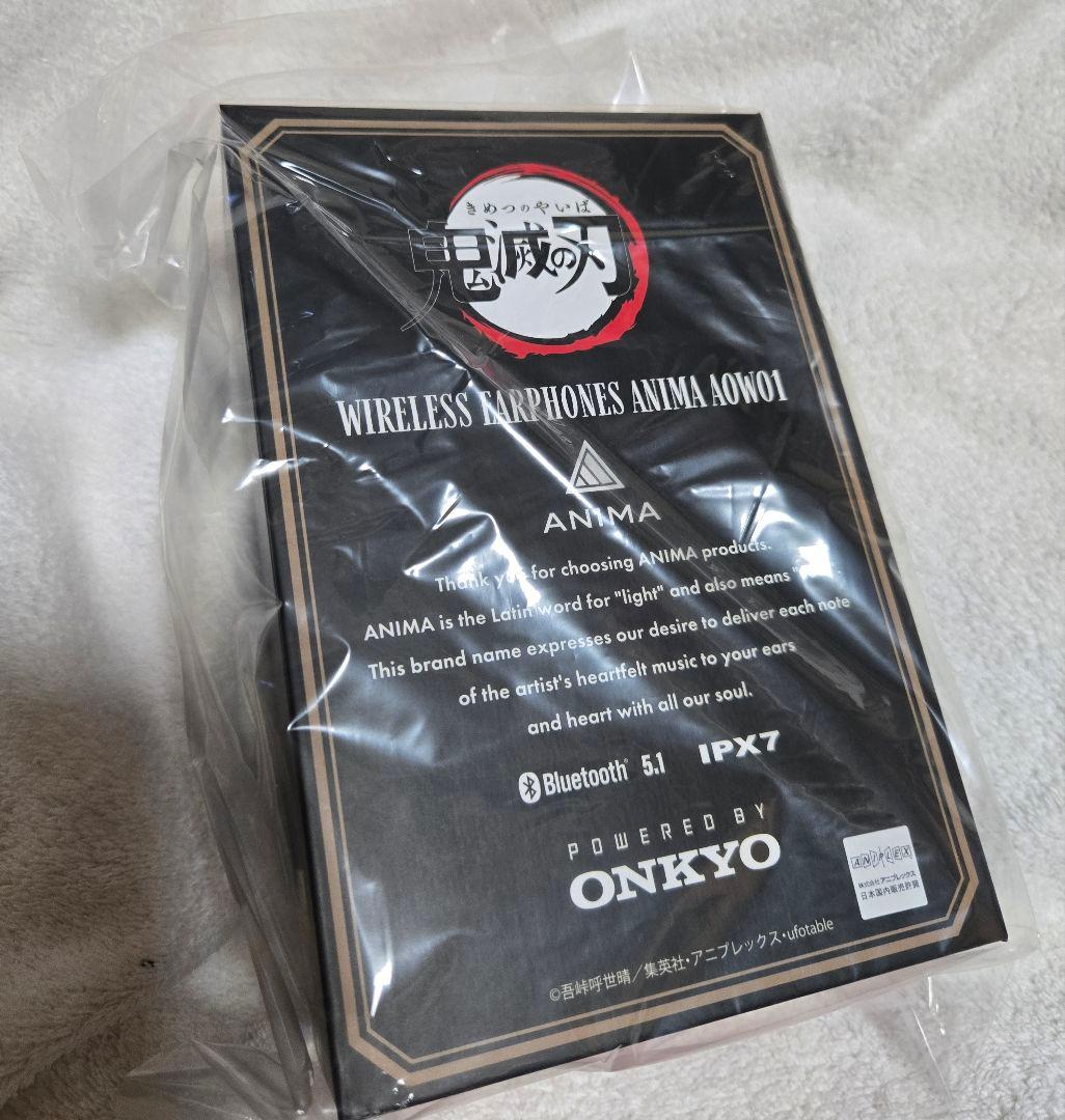 鬼滅の刃　煉獄杏寿郎モデル　ワイヤレスイヤホン　オンキョー