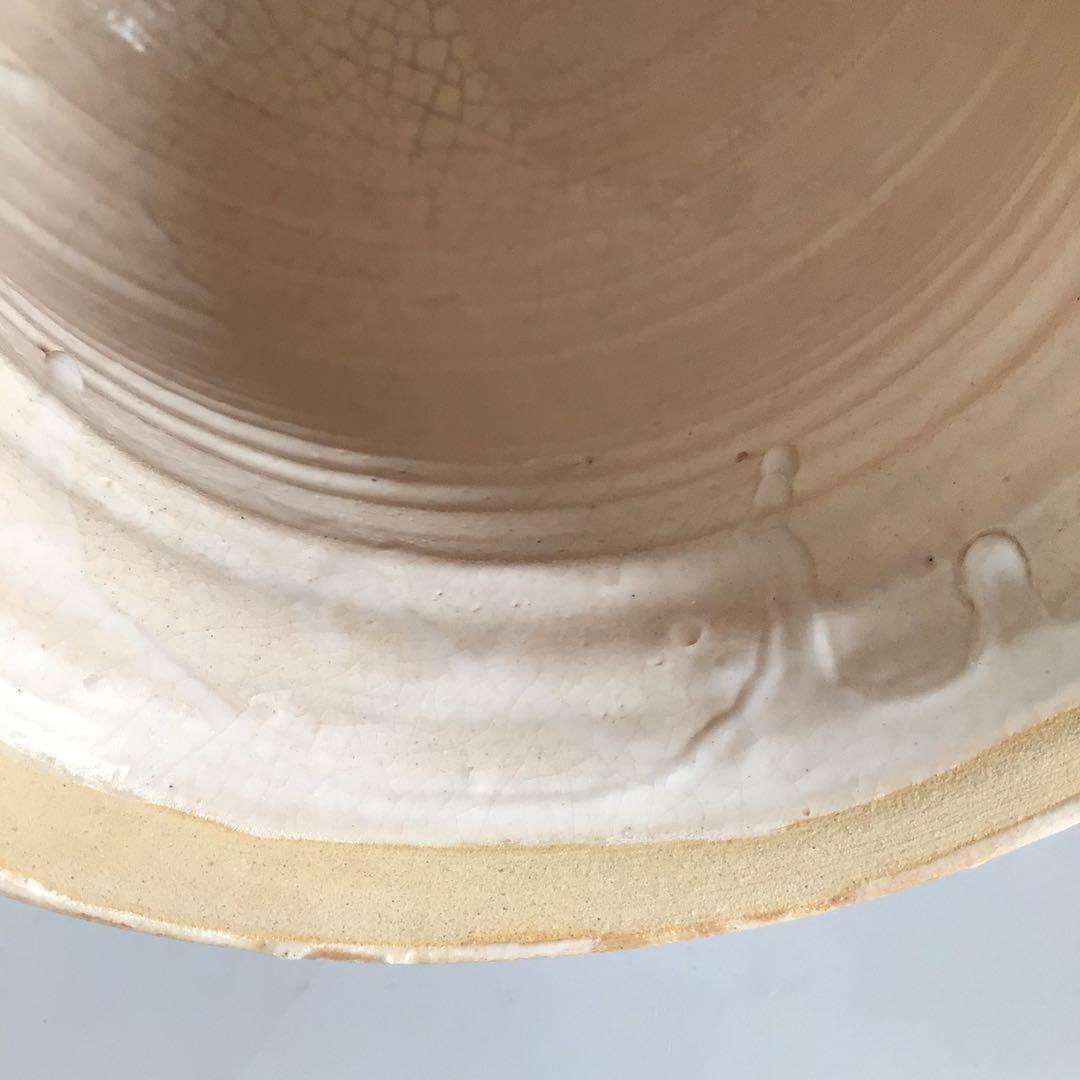 Ｒ３２３　水指　『萩焼』『塔陶山　平野教道造』　共箱　茶道具