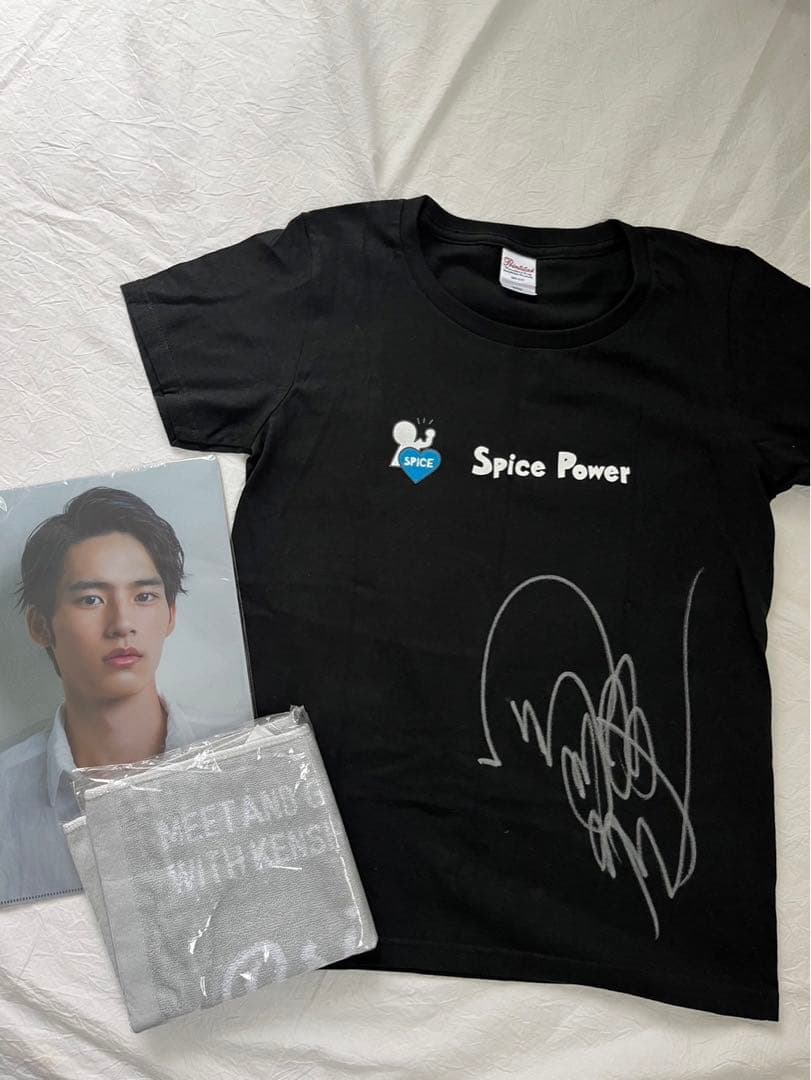 水上恒司　岡田健史　直筆サインTシャツ　イベントグッズ　値下げしました