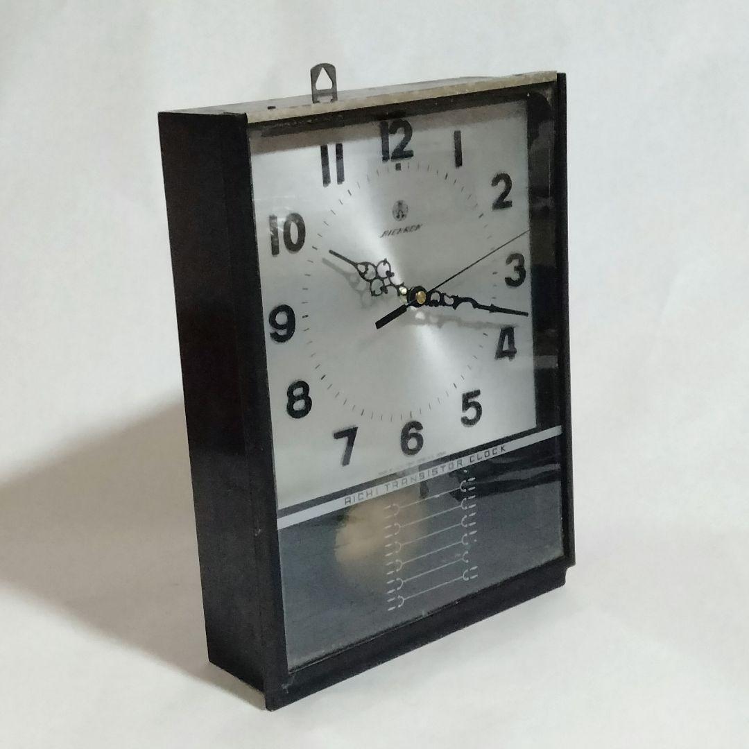 【動作品】愛知時計 掛け時計 振り子時計 昭和レトロ アンティーク レア文字盤