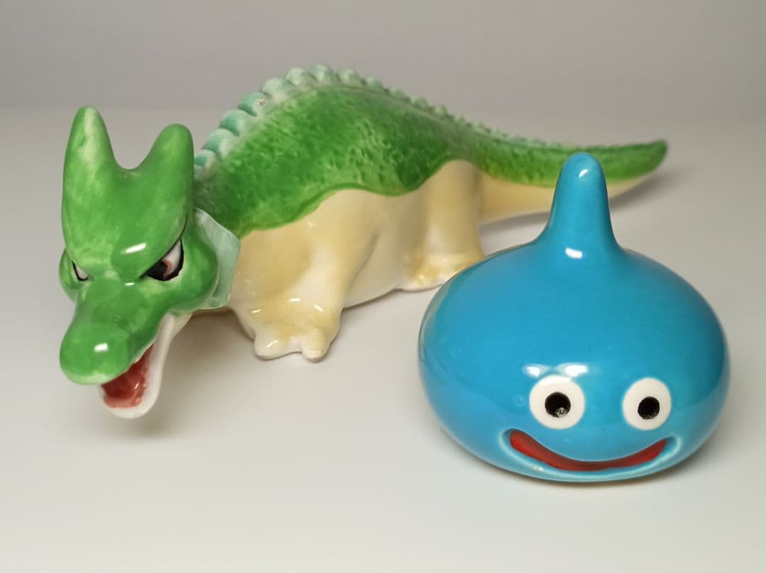 【激レア】当時物 ドラゴンクエスト 陶器製フィギュア ドラゴン＆スライム セット
