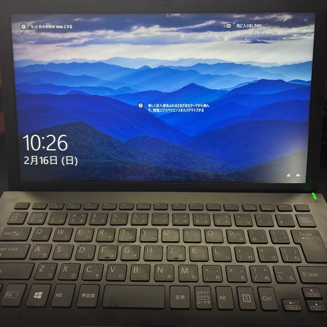 【ジャンク】VAIO VJPG11C11N i5-8250U メモリ8GB