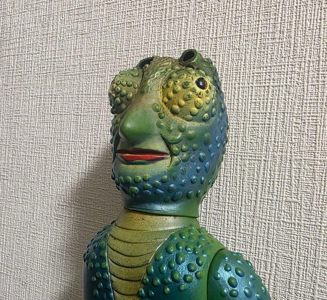 【希少】旧バンダイ 死神カメレオン ソフビ