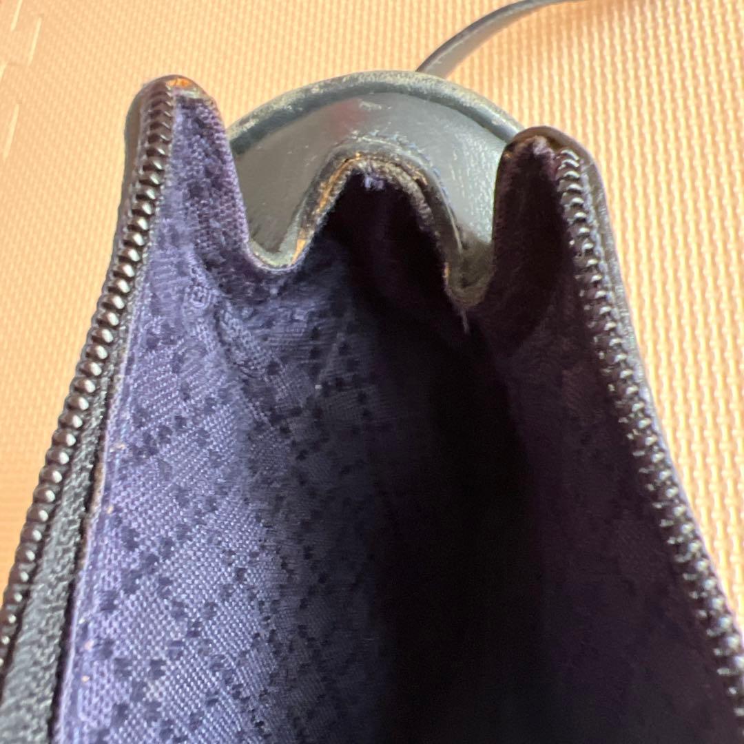 GUCCI グッチ GG ショルダーバッグ ネイビー