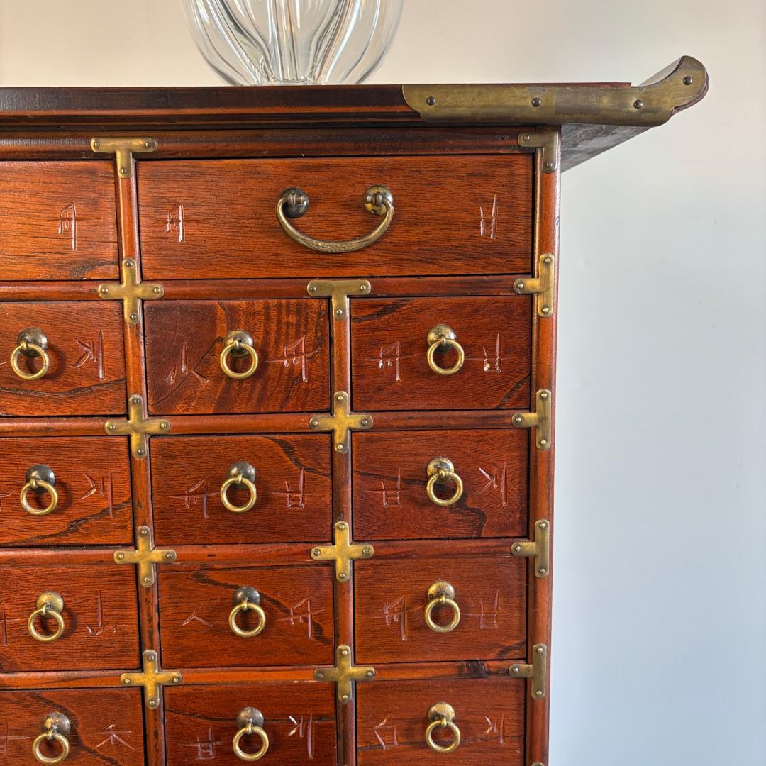 李朝　薬箪笥　薬屋のひとりごと