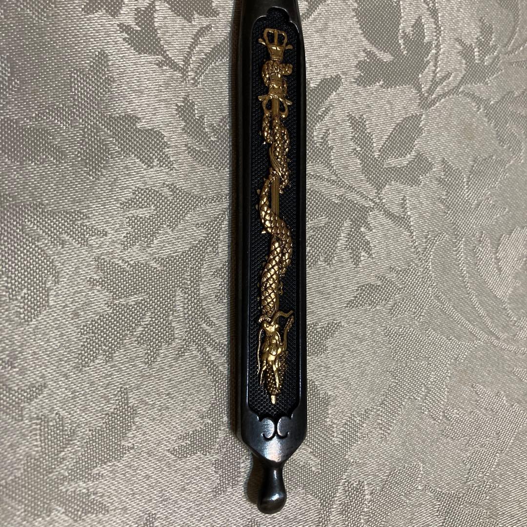 小柄　笄　倶利伽羅剣の図