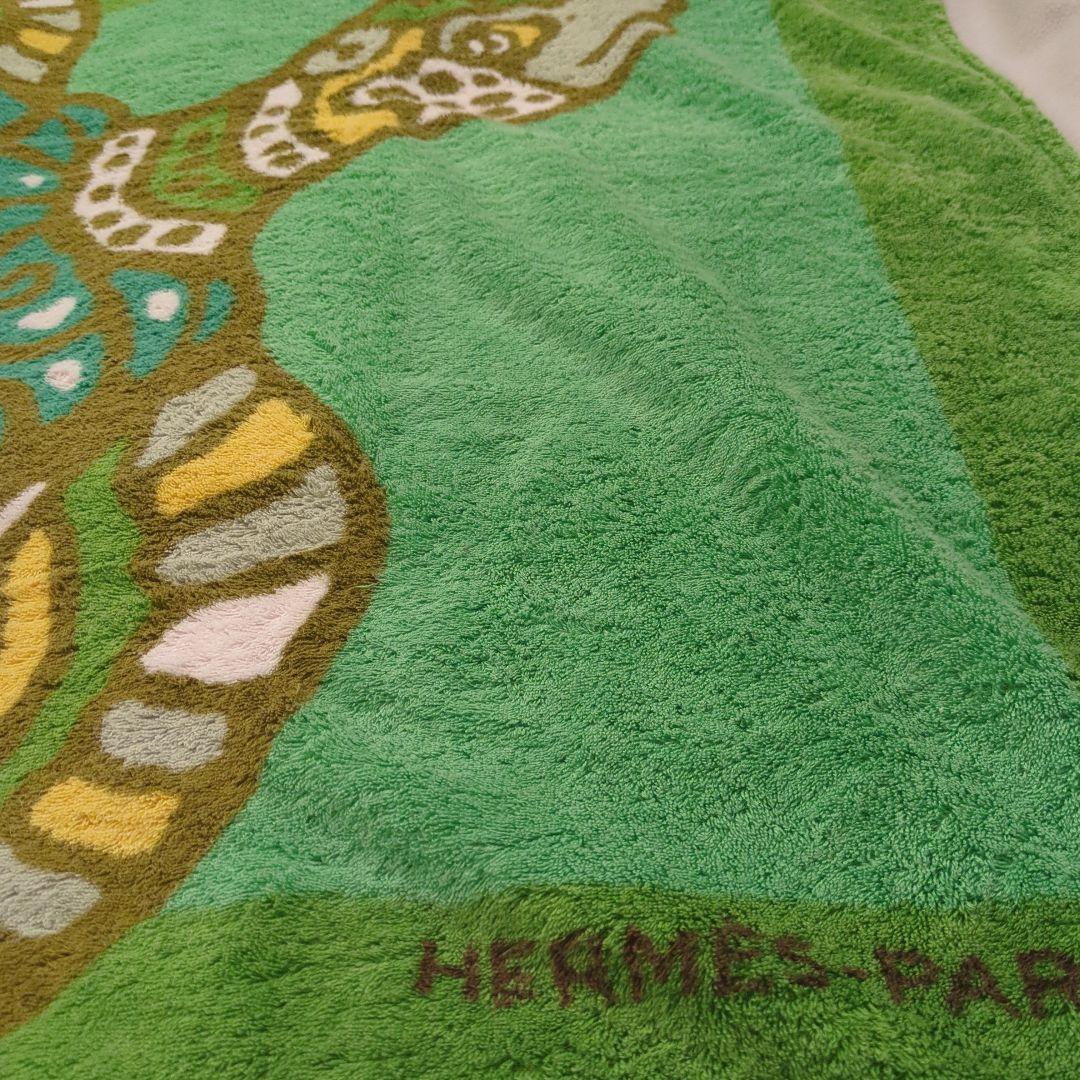 T*i様 エルメス　ビーチタオル　148×90㌢　大判タオル　ラグ　バスタオルビ