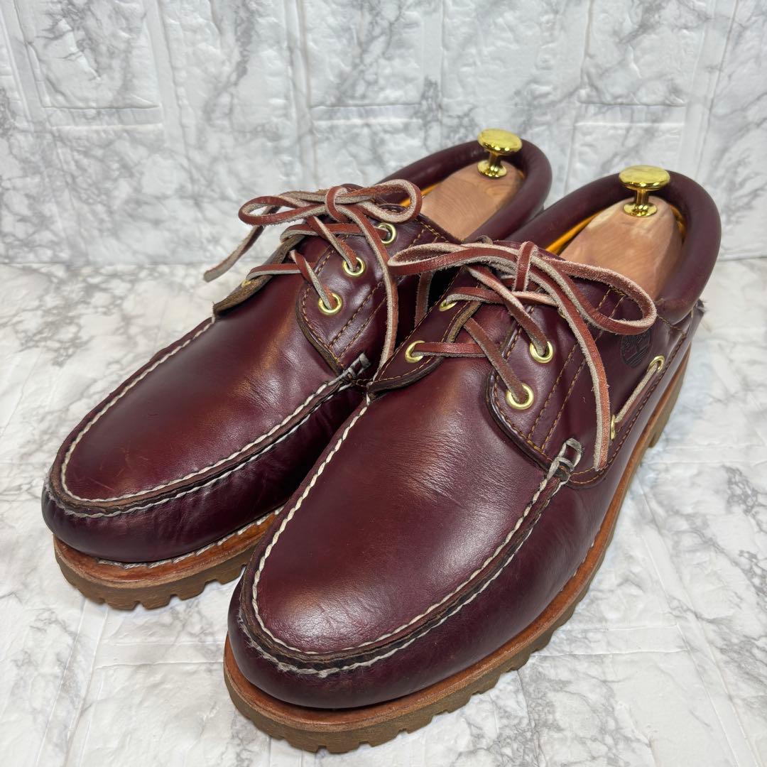 【美品】Timberland ティンバーランド 3eyeデッキシューズ 28.5