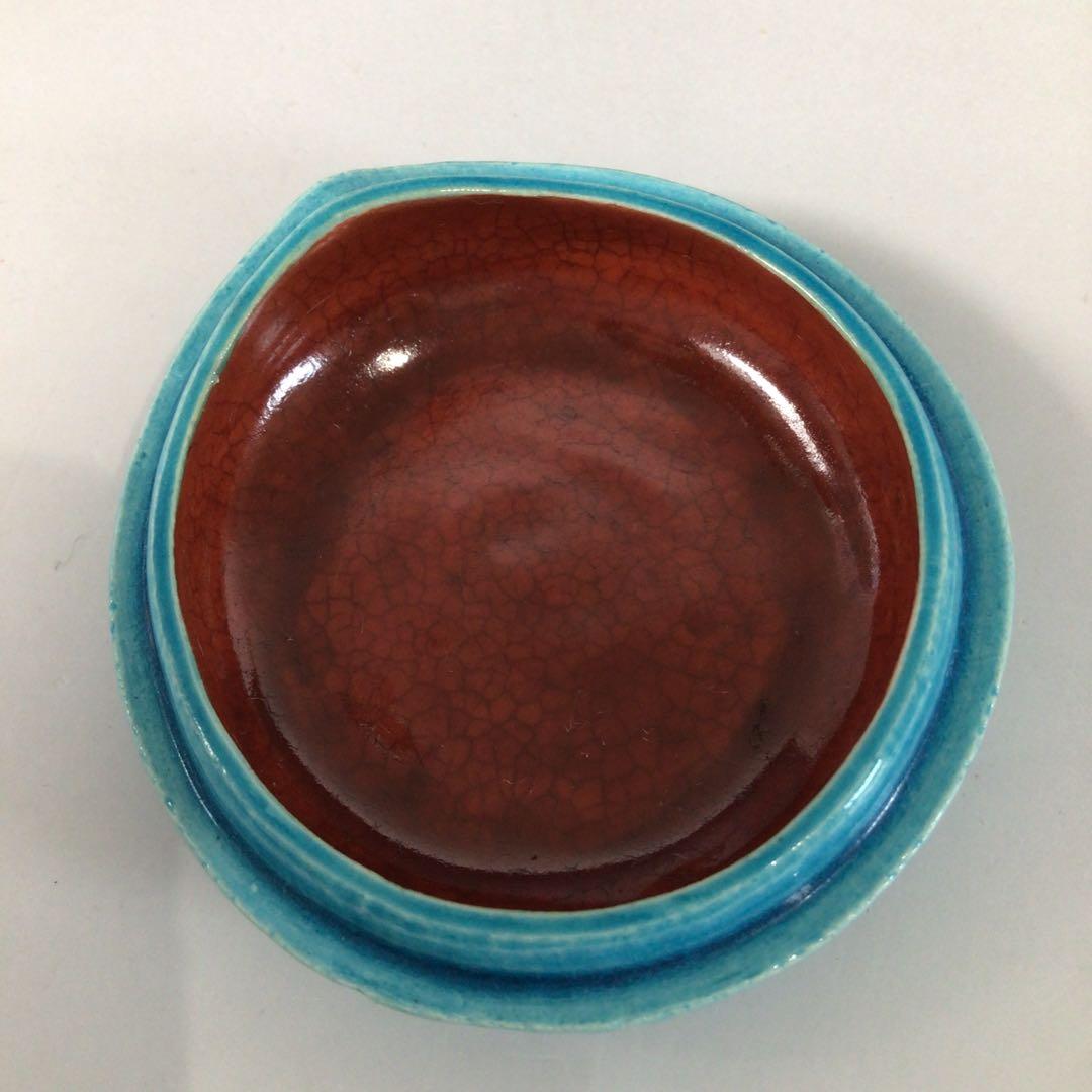 Ｓ１３０　香合　『真葛香斎造』『交趾』『玉龍香合』　共箱　茶道具