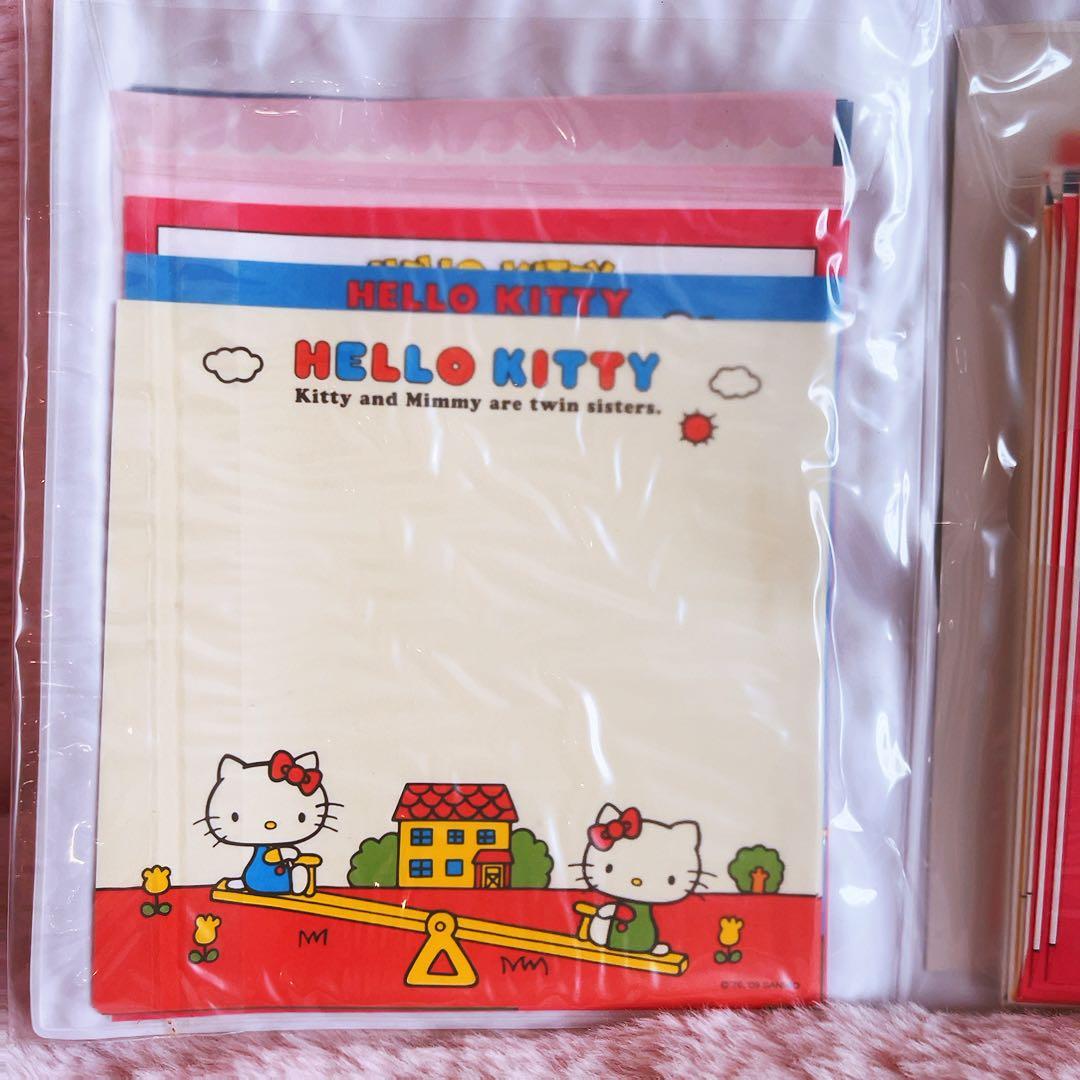 希少レア　ハローキティ　ヒストリカル　レターセット　2009 サンリオ　レトロ