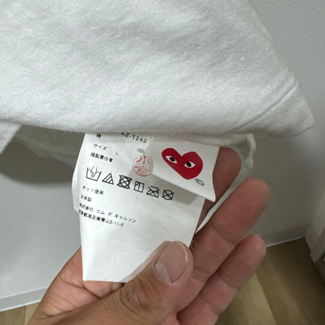 PLAY カモフラージュハート Tシャツ L