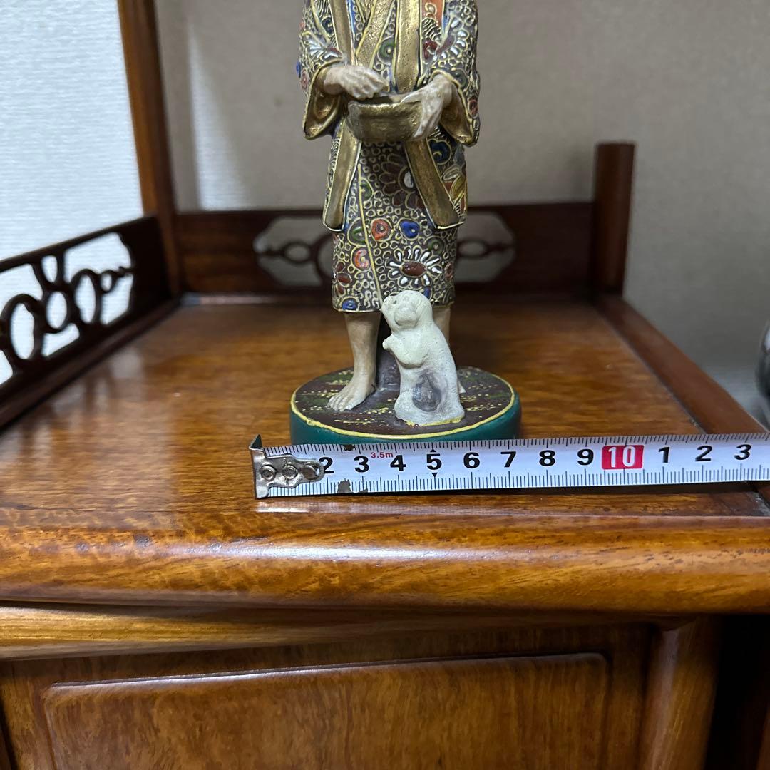 九谷焼　古九谷　色絵人形　時代物