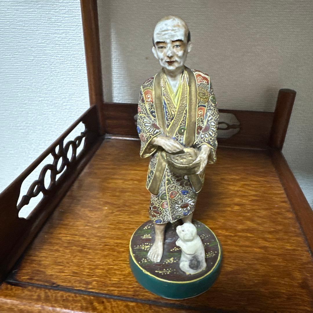 九谷焼　古九谷　色絵人形　時代物