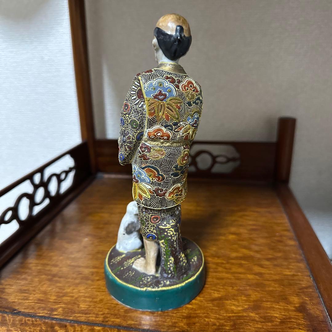 九谷焼　古九谷　色絵人形　時代物