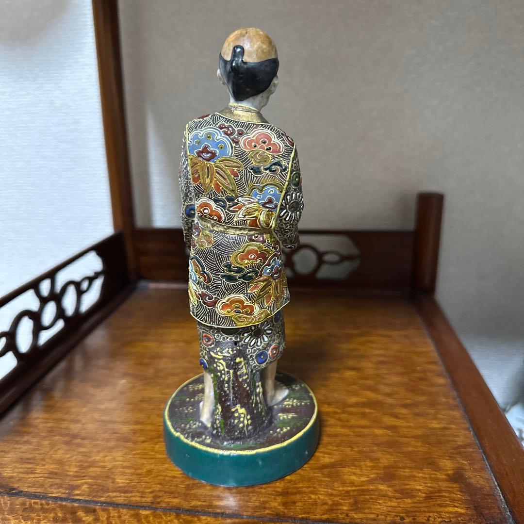 九谷焼　古九谷　色絵人形　時代物