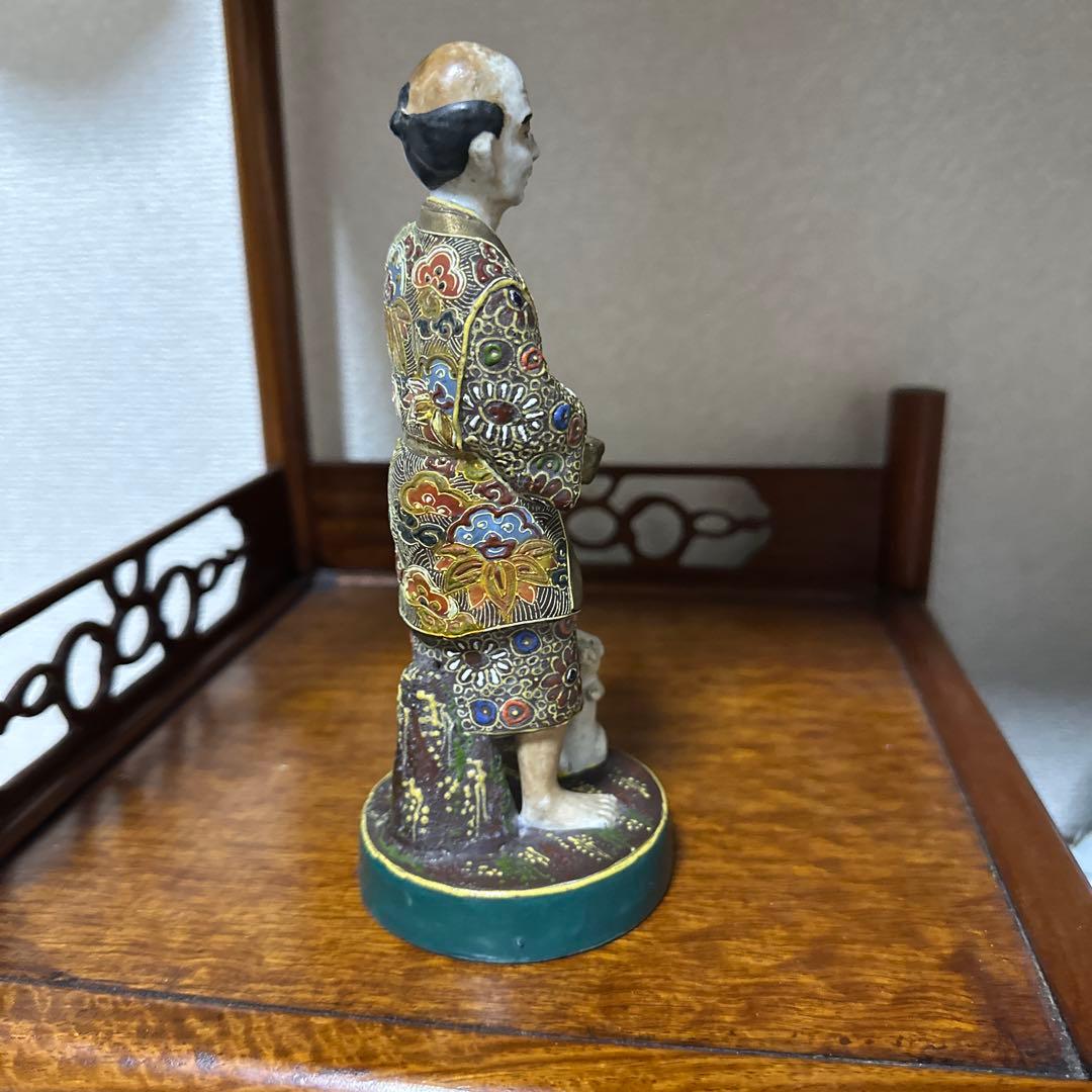 九谷焼　古九谷　色絵人形　時代物