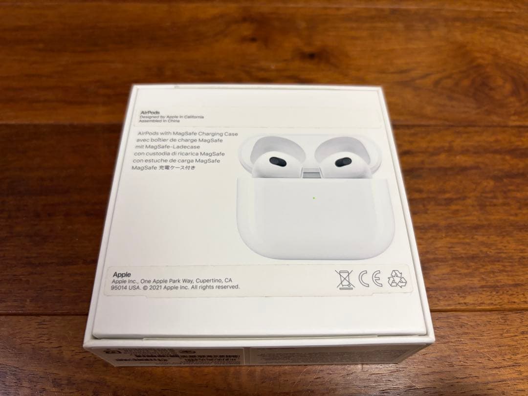 【純正品】AirPods3 本体 MagSafe充電ケース 充電ケーブル 箱