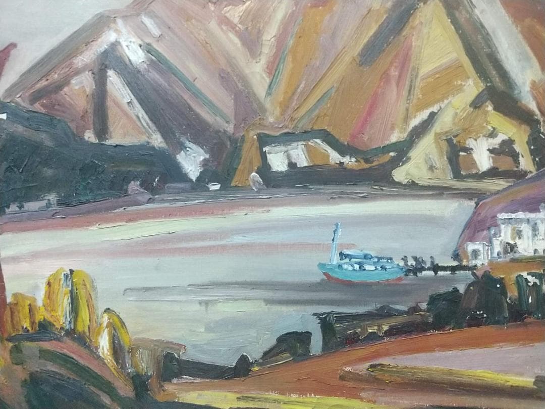 「箱根」'62 油絵 絵画 F10