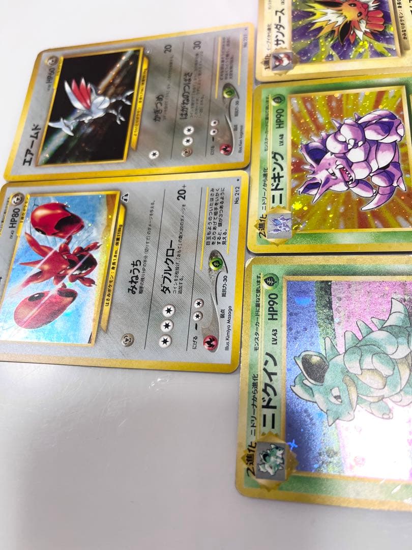 ポケモンカード旧裏ニドクインニドキングサンダースハッサムエアームド