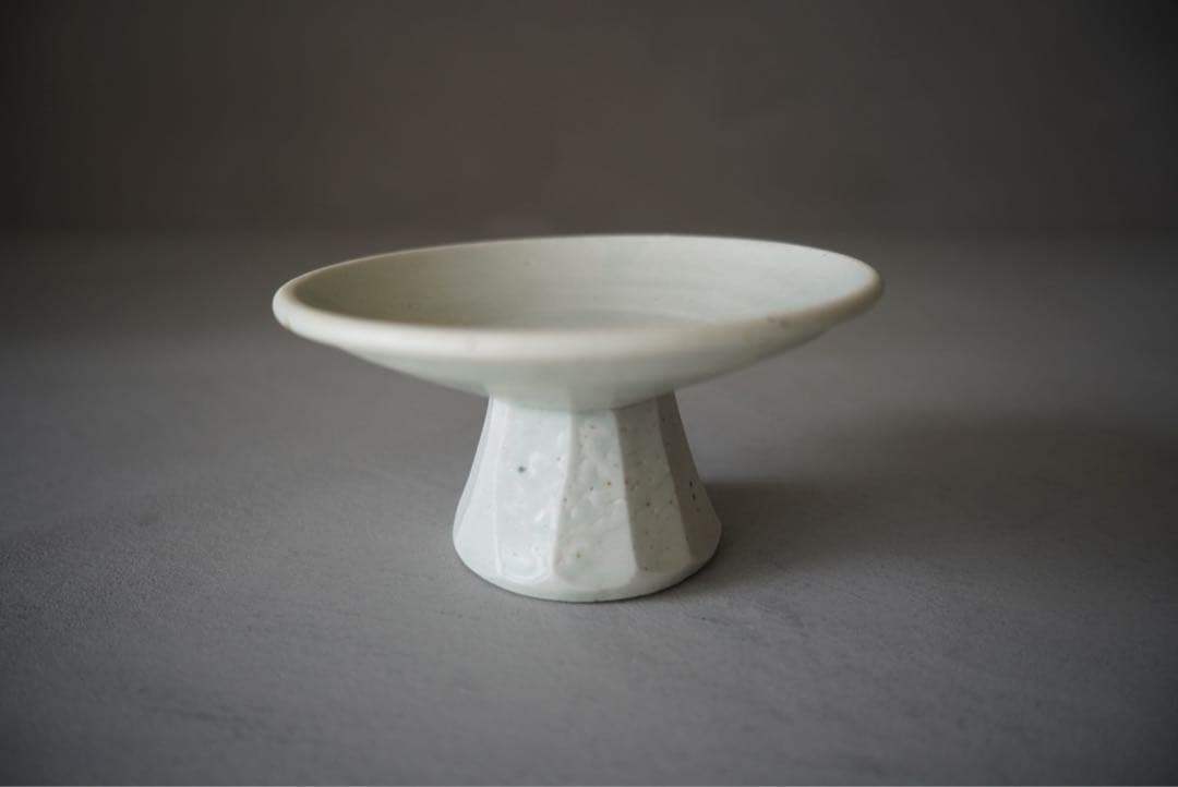 李朝 白磁 青磁 祭器 面取高台 チェサ 李朝白磁