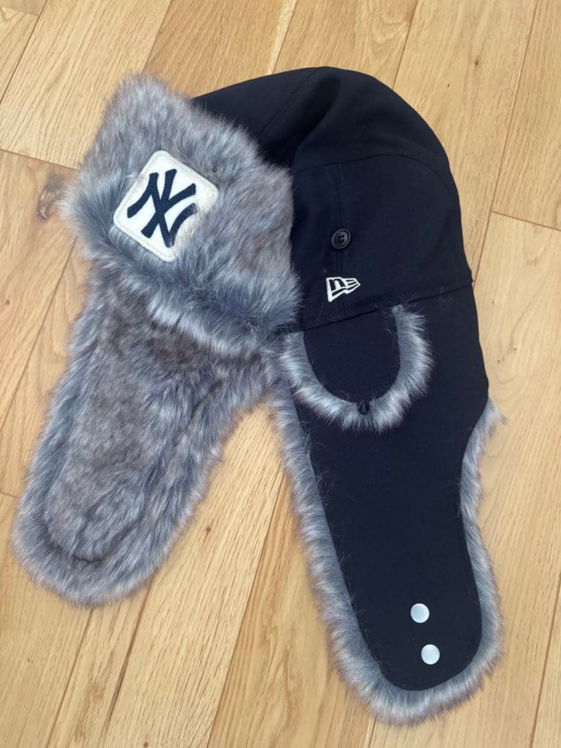 トラッパー ウール ニューヨーク・ヤンキース ネイビー M