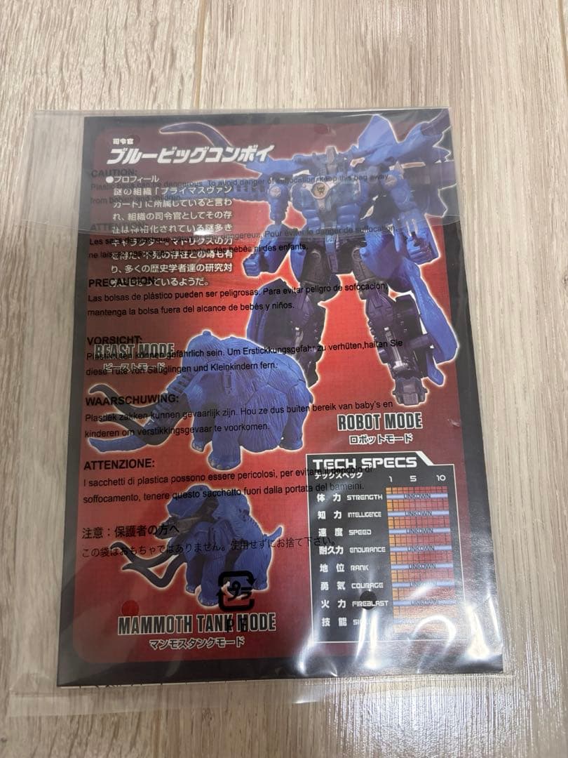 ブルービッグコンボイ ビーストウォーズ トランスフォーマー レジェンズ 最終値