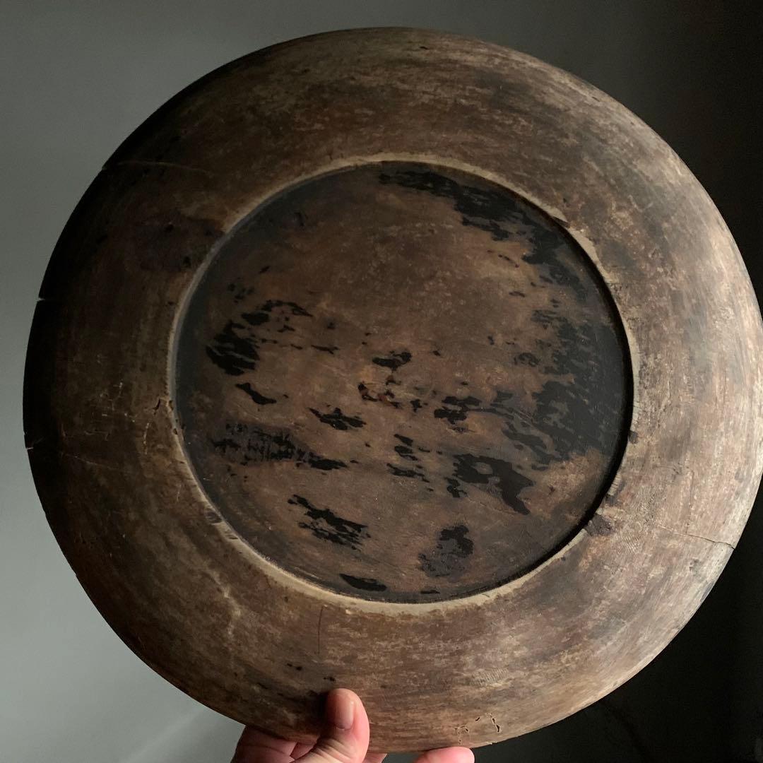 やつれ盆 枯れ盆 貧数寄 朽木盆 古美術 古道具 アンティーク