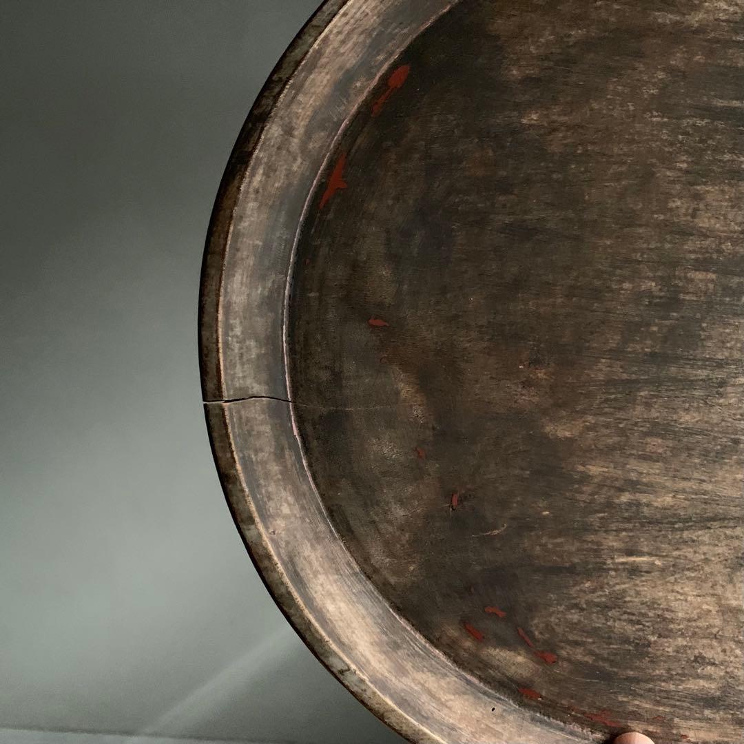 やつれ盆 枯れ盆 貧数寄 朽木盆 古美術 古道具 アンティーク