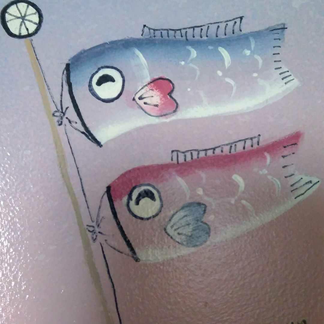 鯉のぼりの卓上飾り