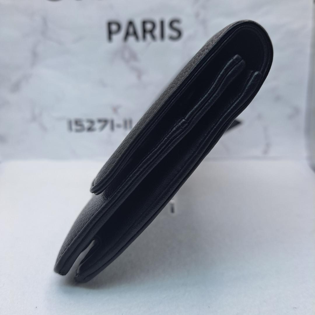 K*n様 CHANEL　デカココ　二つ折り財布　キャビアスキン　長財布　財布