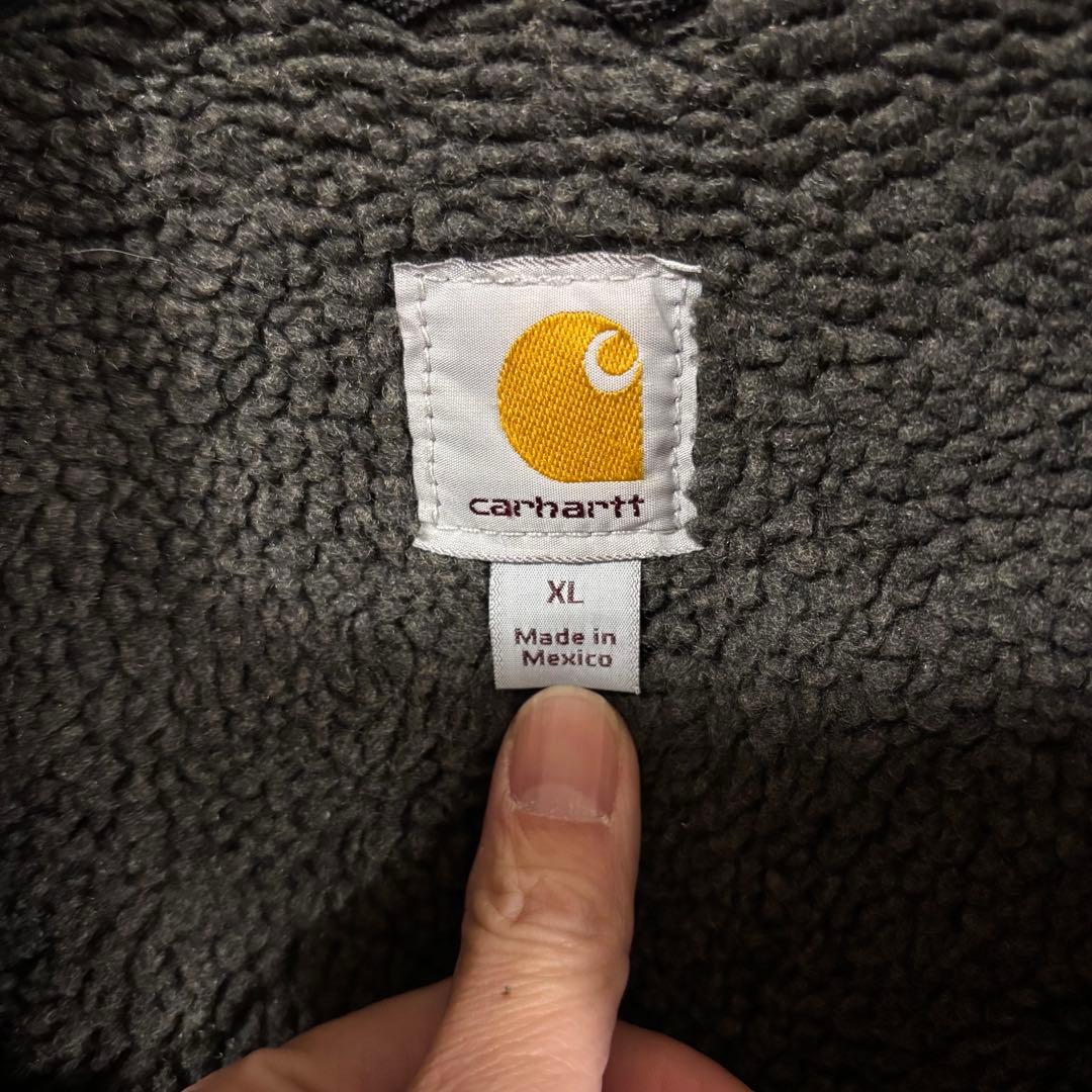 【極暖】カーハート リッジコート XL 黒 ダック地 ボア シエルパライニング