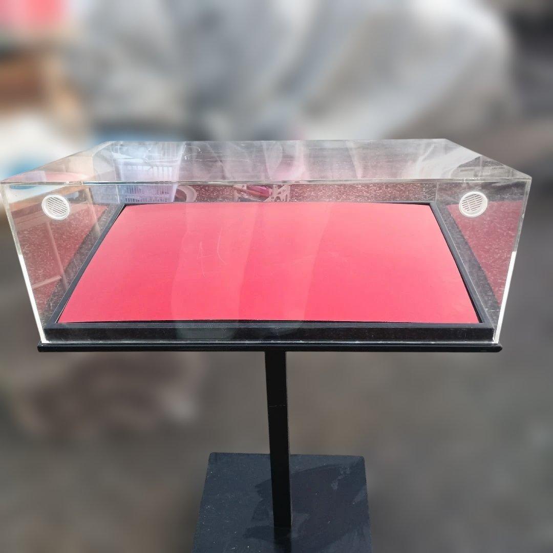 5733）サンプルケーススタンド　アクリルカバー付きシューケース