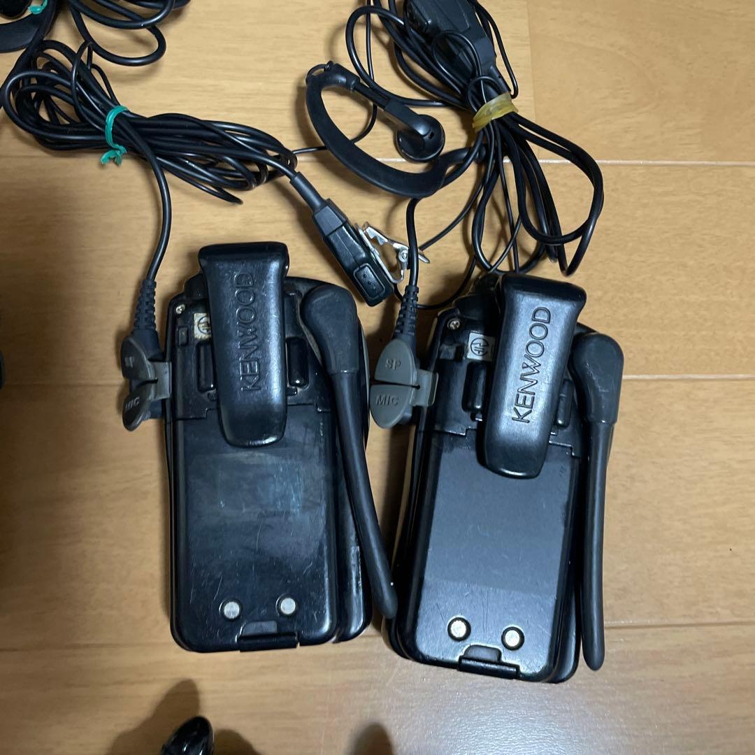 KENWOOD ケンウッド トランシーバー 8台　イヤホンマイク5本付
