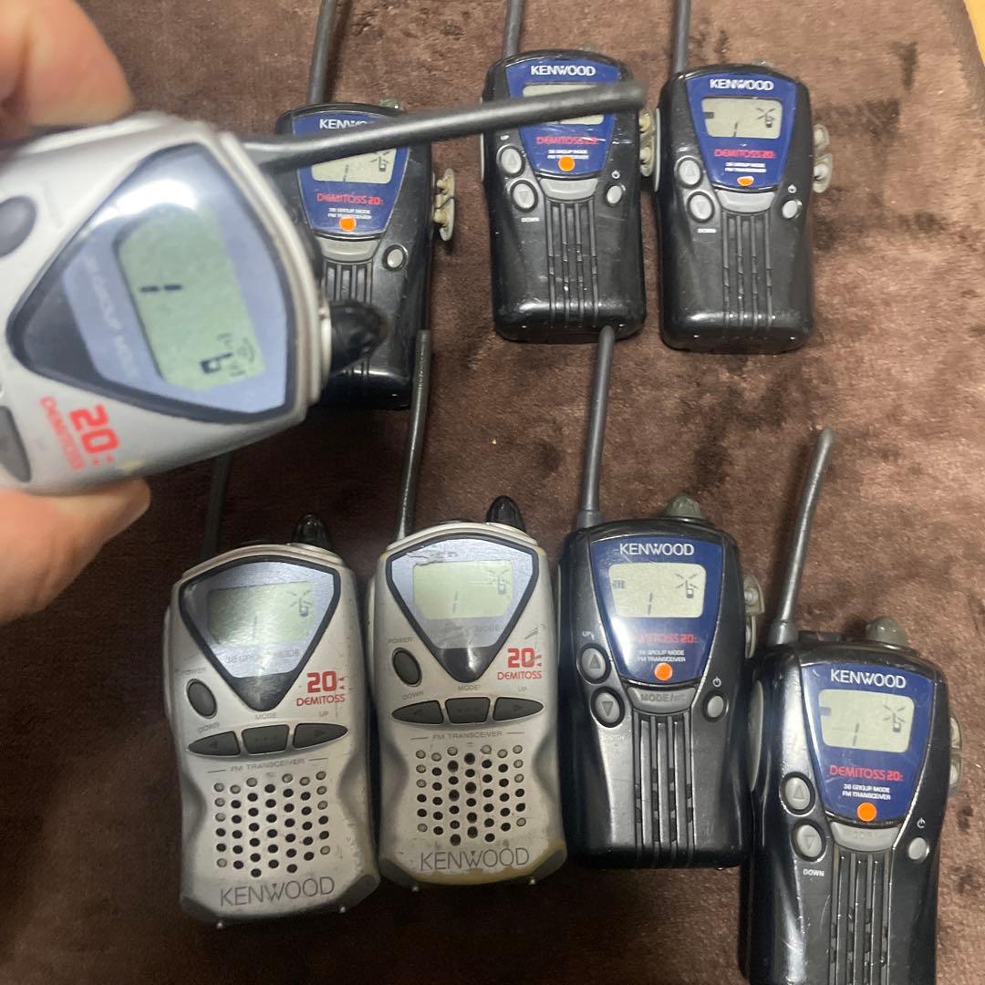 KENWOOD ケンウッド トランシーバー 8台　イヤホンマイク5本付