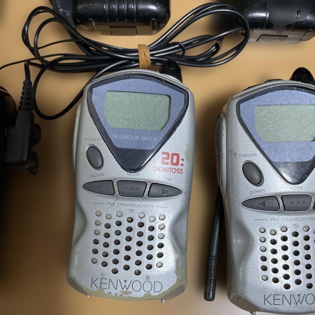 KENWOOD ケンウッド トランシーバー 8台　イヤホンマイク5本付