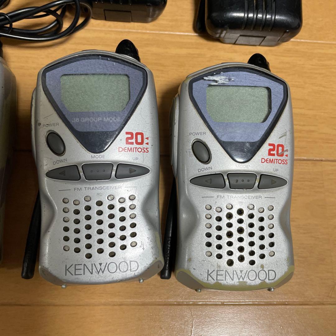 KENWOOD ケンウッド トランシーバー 8台　イヤホンマイク5本付