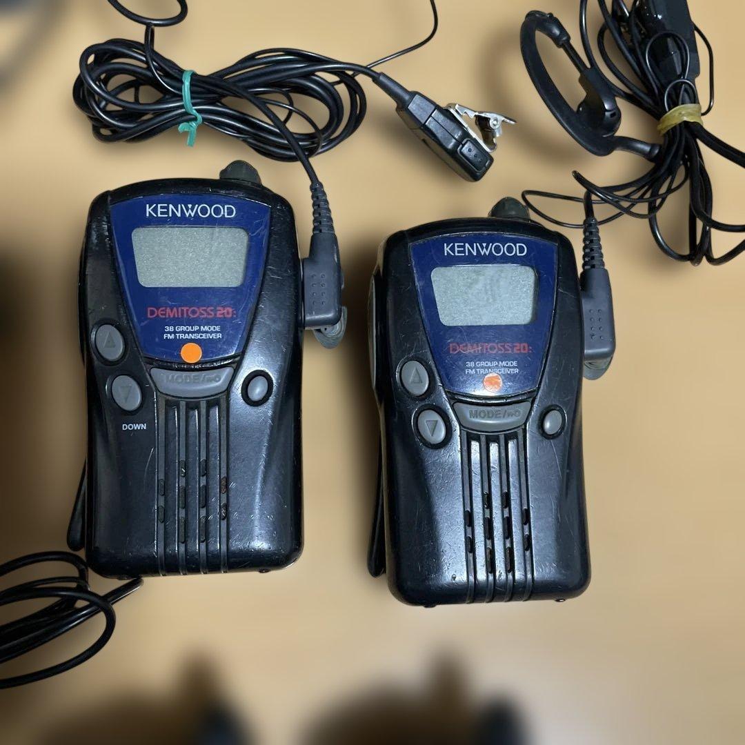 KENWOOD ケンウッド トランシーバー 8台　イヤホンマイク5本付