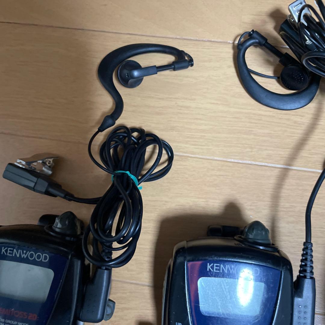 KENWOOD ケンウッド トランシーバー 8台　イヤホンマイク5本付