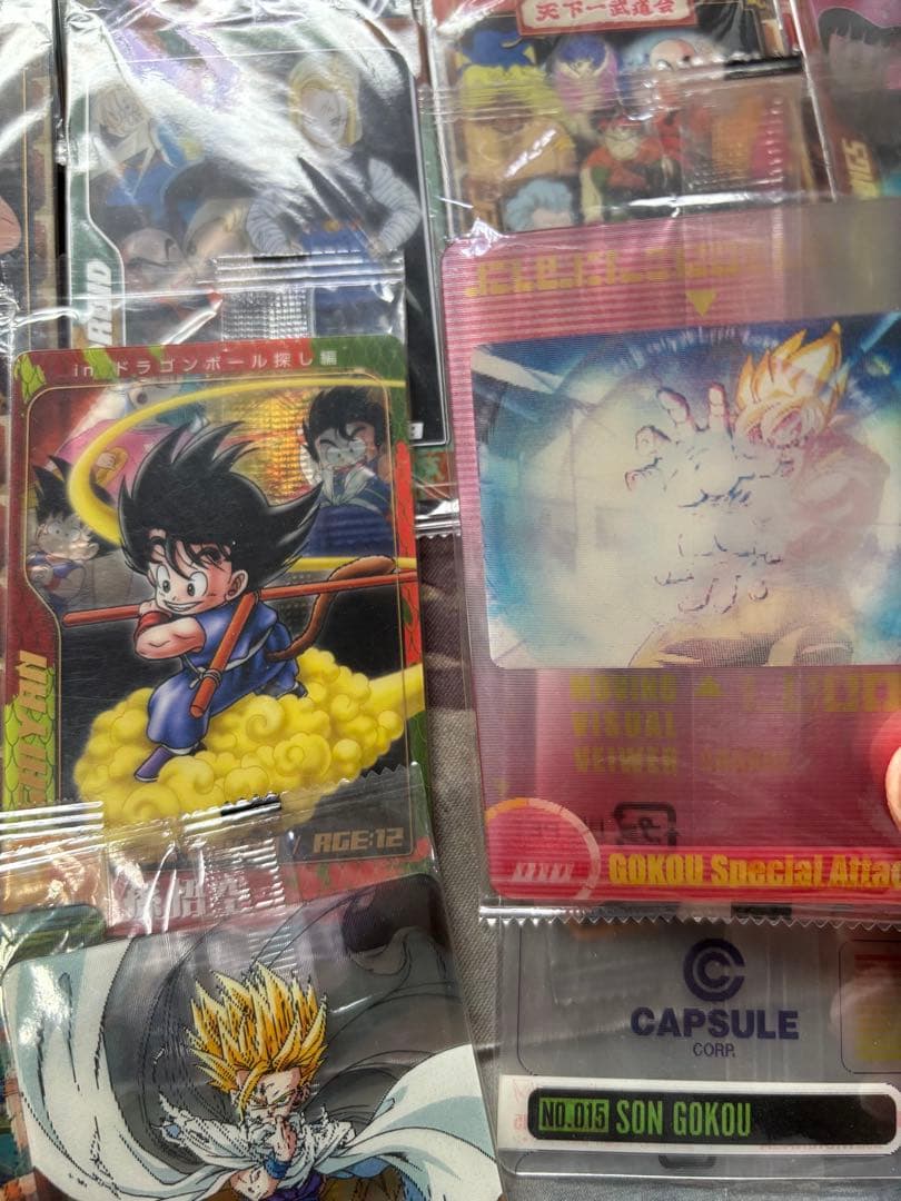 ドラゴンボール ウエハース カード 3D森永 未開封 まとめ売り 42枚