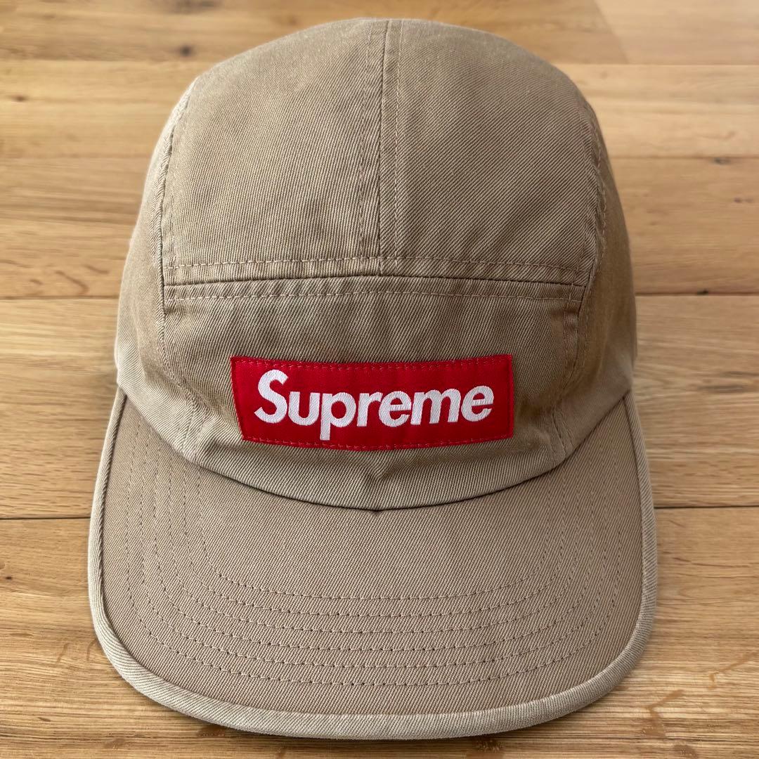 【大人気】Supreme Washed Chino Twill Camp Cap