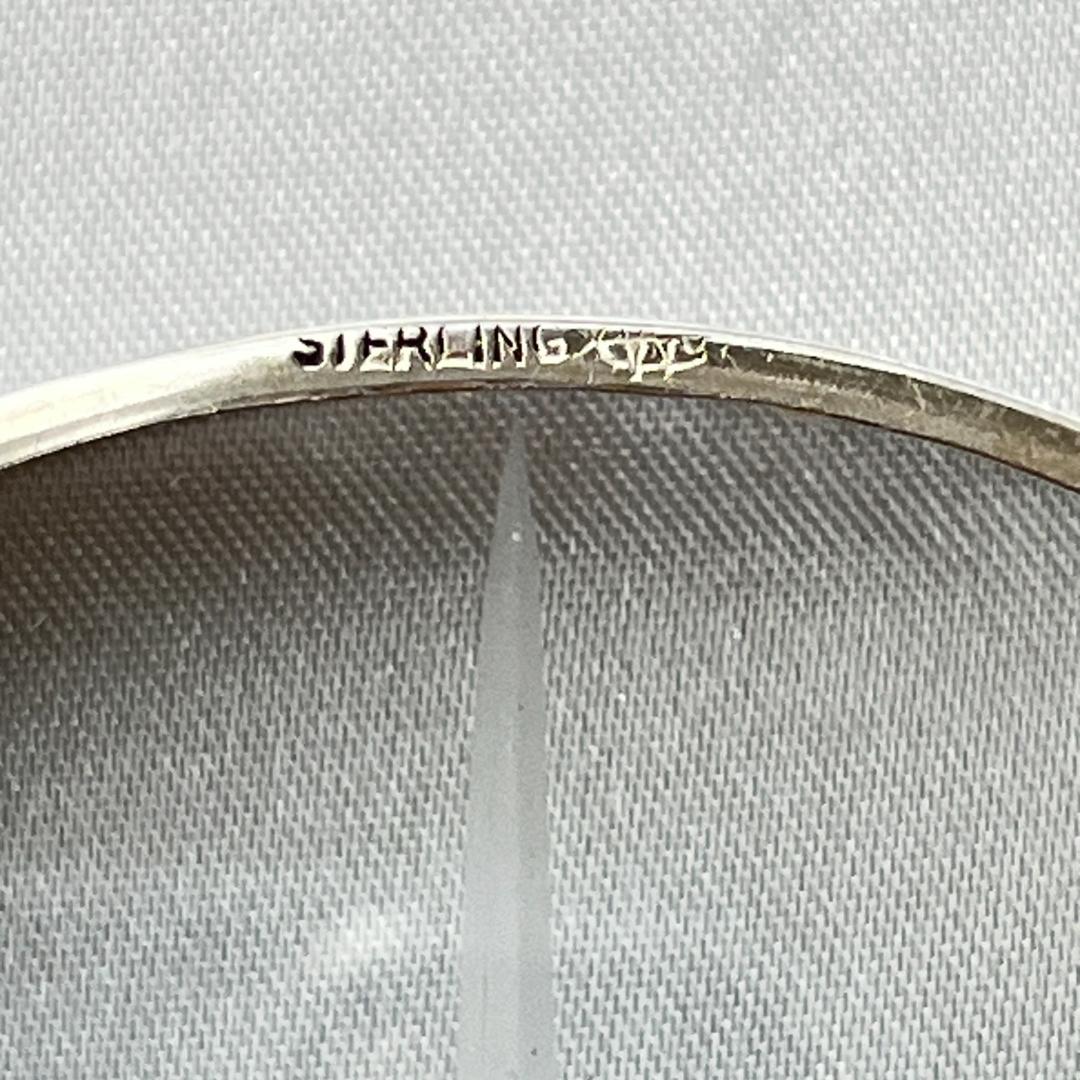 【Webster】 【純銀 / ガラス】レリーフのワイングラスコースター 8枚