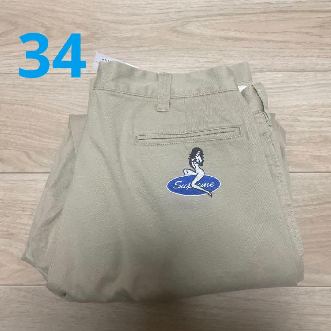 パンツ 25aw supreme pin up chino pant 34